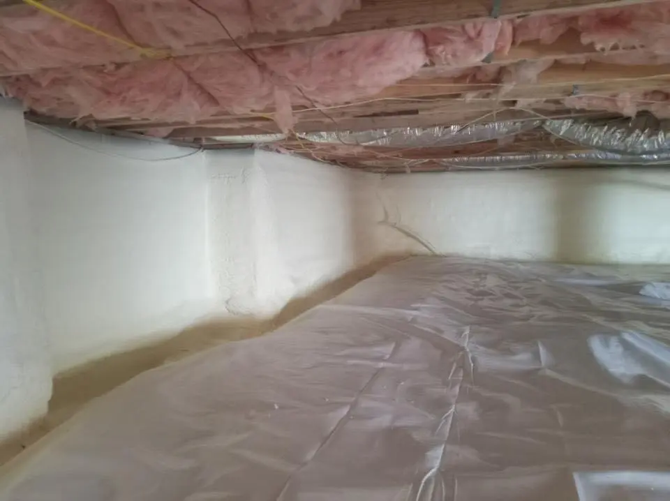 Crawl space encapsulation with closed-cell spray foam for Spray Foam Roofing in Tucson Estates